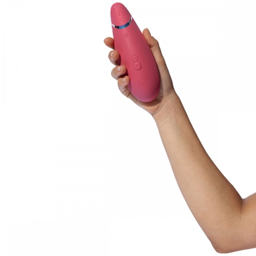 Вакуумный бесконтактный клиторальный стимулятор розовый Womanizer Premium 2 - 17