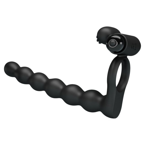 Силіконове кільце для анального сексу з вібрацією PRETTY LOVE-Hercules Penis Sheath - 5