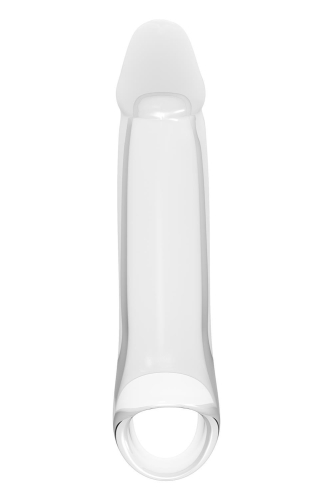 Насадка на член із кільцем для мошонки прозора Dreamtoys Ramrod - 1