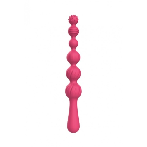 Анальные шарики силиконовые розового цвета Cnt Throne Anal Bead - 2