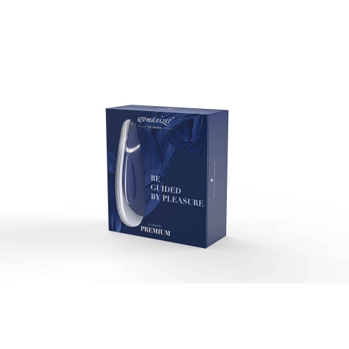 Безконтактний стимулятор клітора чорничний Womanizer Premium - 7
