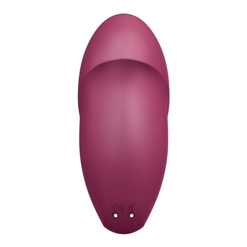 Кліторальний стимулятор червоного кольору Satisfyer Tap &amp;amp; Climax 1 - 6
