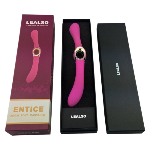 Двухсторонний вибратор силиконовый LEALSO - Angle Love Pink - 2