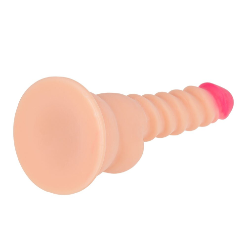Силиконовый 13,5/3,2 см фаллоимитатор на присоске Brazzers DWS034 20.5 см х 3.2 см - 4
