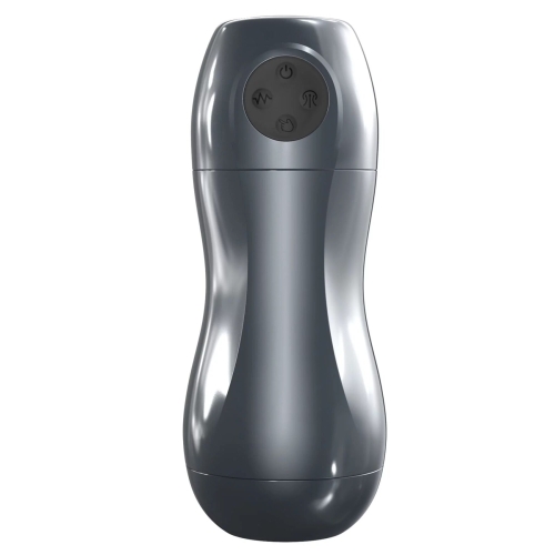 Вибромастурбатор с эффектом орального всасывания серый Dorcel BLOWJOY VIBE - 1
