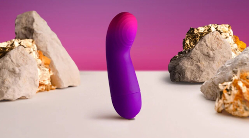 Вібратор для точки G фіолетовий Rocks Off Glo Girl Vibe - 2