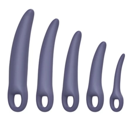 Набор из 5-ти вагинальных силиконовых расширителей Menopause Dilatоr set So Divine - 1