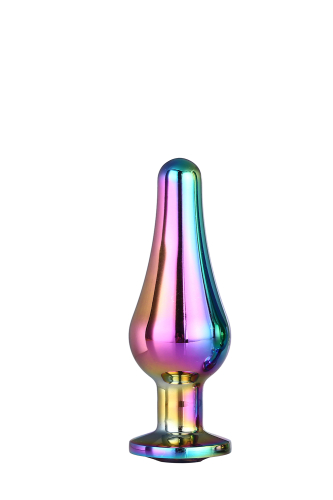 Анальна пробка конічної форми Dream Toys GLEAMING LOVE COLOURED PLEASURE PLUG S - 3