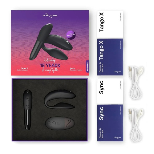 Набір іграшок для пар чорного кольору We Vibe Limited Anniversary Edition - 10