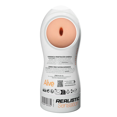 Мастурбатор телесного цвета Alive Maxi Flex Generic размер L - 4