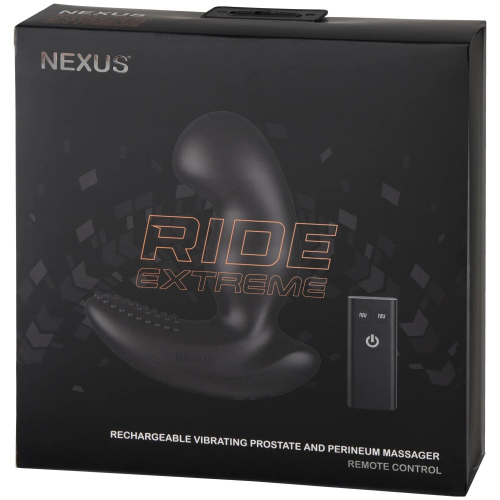Массажер простаты с вибрацией и ПУ Nexus RIDE EXTREME Dual Motor черный - 8