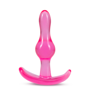 Анальный плаг розовый B YOURS CURVY