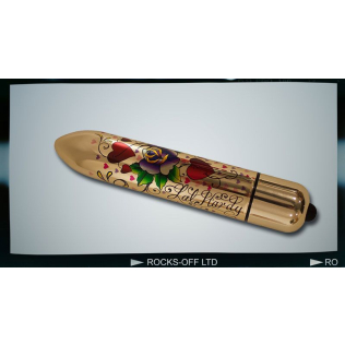 Вібропуля Rocks Off RO-160mm TATTOO Hearts and Roses