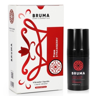 Жидкий вибратор со вкусом клубники Bruma Ultra Sliding 15 мл