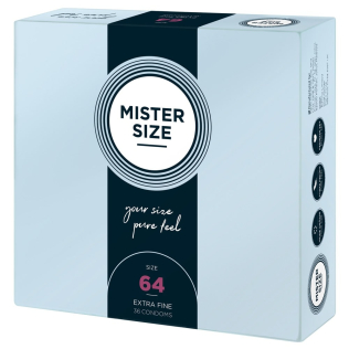 Презервативи Mister Size 64 mm (мм) 36 штук Містер Сайз