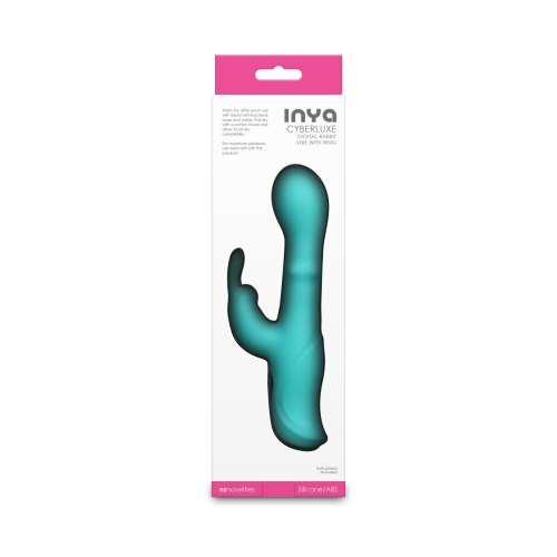 Вибратор-кролик голубой NS Novelties INYA - Cyberluxe - 4
