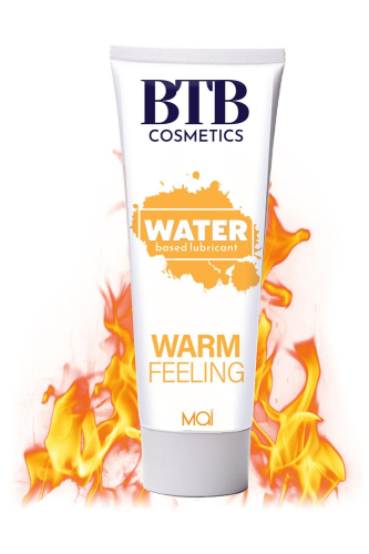 Лубрикант разогревающий на водной основе Mai BTB Warm feeling 100 мл - 4