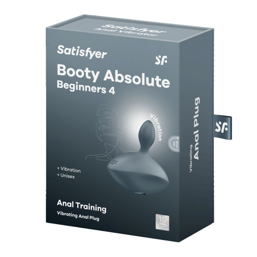 Анальна вібропробка сірого кольору Satisfyer Booty Absolute Beginners 4 - 6