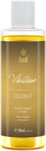 Масажне масло з ароматом кокосу Vibratissimo Coconut 100 мл - 1