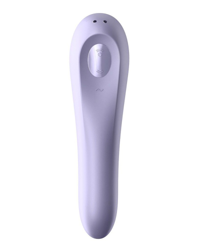 Смарт вибратор и вакуумный стимулятор для клитора 2-в-1 сиреневый Satisfyer Dual Pleasure - 3