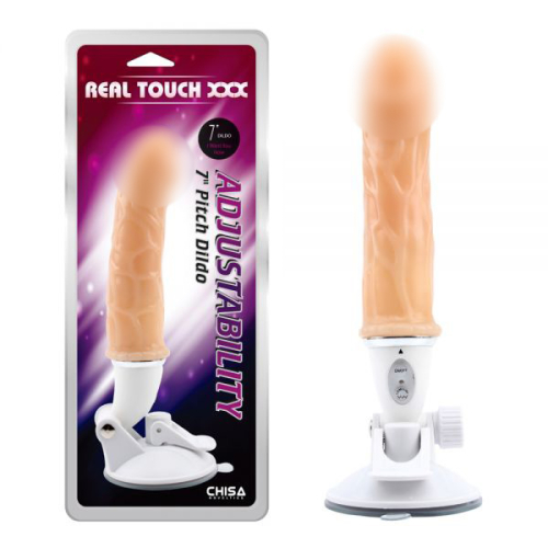 Фаллоимитатор на присоске телесного цвета Chisa Adjustability Pitch Dildo - 1