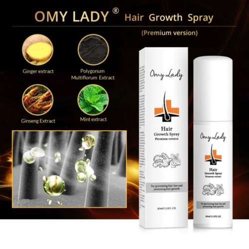 Спрей для роста волос против выпадения волос OmyLady Hair Growth Spray 60мл - 3