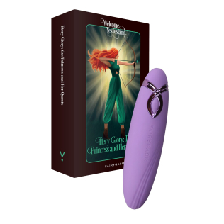 Вибратор для стимуляции клитора фиолетового цвета FairyGasm PleasureArrow
