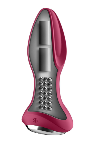 Анальна пробка з функцією керування зі смартфона Satisfyer Rotator Plug фуксія - 3