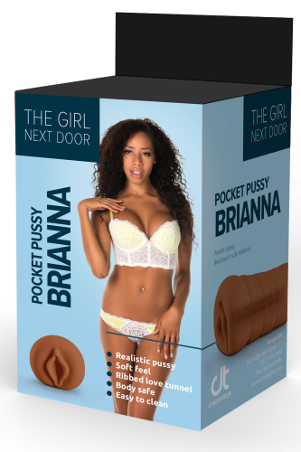 Мастурбатор вагина коричневого цвета Dream Toys Brianna - 2