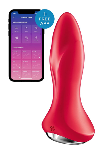 Анальная пробка Satisfyer Rotator Plug 1+ Red - 1