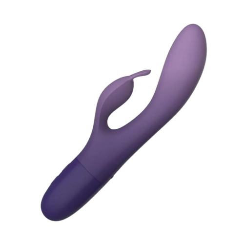 Вібратор кролик для точки G і з відростком для клітора фіолетовий Every Night Toys - 2
