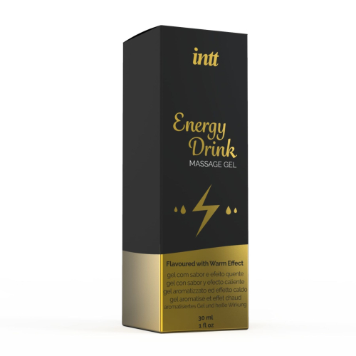 Массажный гель возбуждающий со вкусом энергетика Intt 30 мл - 3