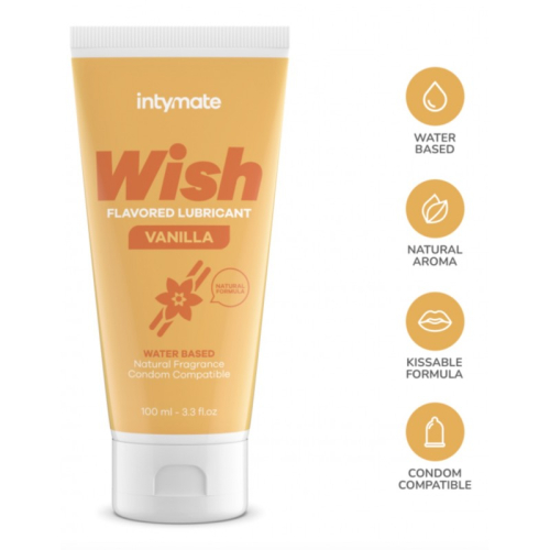 Оральный лубрикант на водной основе со вкусом ванили Intimateline Intymate Wish 100мл - 3