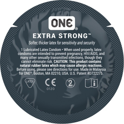 Латексні презервативи ONE Extra Strong 1 шт сильніший і міцніший захист. - 3
