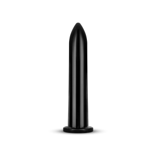 Огромный фаллоимитатор гелевый черный All Black AB06