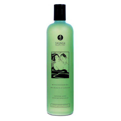 Гель для душу Shunga Shower Gel-Sensual Mint (500 мл) чутлива М'ята зволоження і ніжність (Шунга Сюнга) - 1