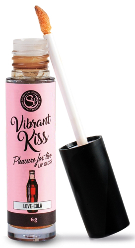 Блиск для губ з ефектом вібрації зі смаком коли Secret Play Vibrant Kiss, 6 грам - 2