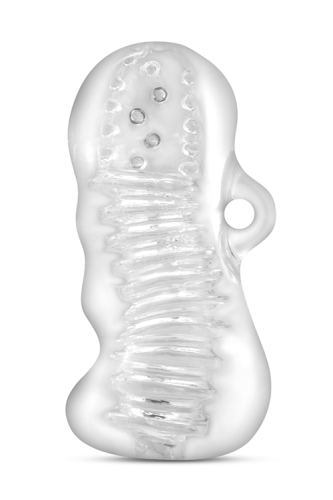 Мастурбатор для члена прозорий з ручкою M FOR MEN HAND Tool CLEAR - 1