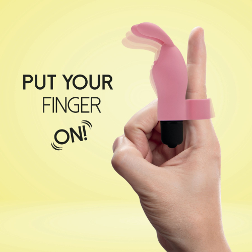 Вібратор на палець для стимуляції клітора рожевий FeelzToys Magic Finger Vibrator - 3