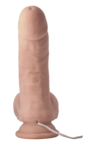 Вібратор реалістичний на присосці тілесного кольору з пультом ДК Dream Toys Mr Dixx daring duke - 5