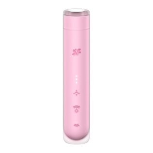 Вакуумный стимулятор для клитора розового цвета Satisfyer First Kiss