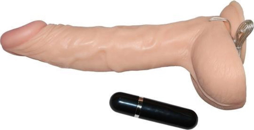 Вібромасажер присоски реалістичний тілесного кольору Dream toys Bigstuff 11INCH - 6