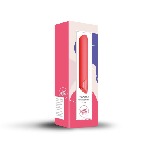Вібратор для клітора оранжевого кольору SugarBoo Cool Coral - 5