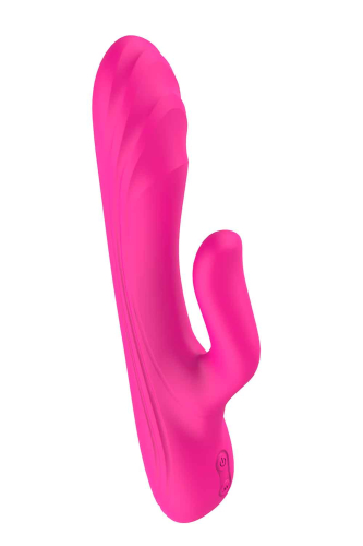 Вібратор для стимуляції точки G і клітора рожевий Dream Toys VIBES of LOVE FLEXIBLE G-SPOT VIBE - 4