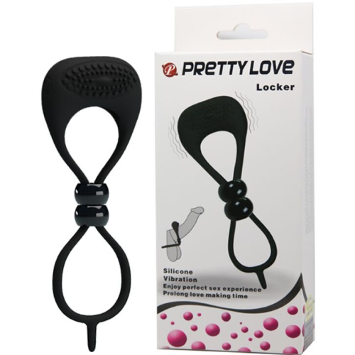 Лассо силиконовое с вибрацией для поддержания эрекции во время секса PRETTY LOVE Locker BI-210149 - 1