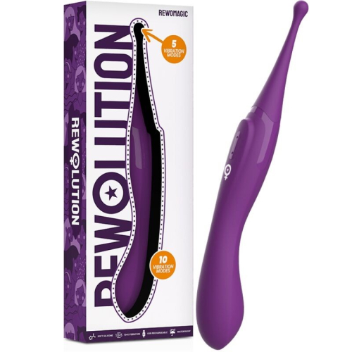 Кліторальний стимулятор фіолетового кольору Rewolution Rewomagic - 1