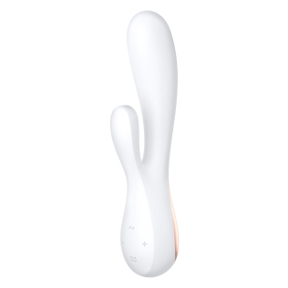 Вибратор кролик для стимуляции точки Джи и клитора белый Satisfyer Mono Flex