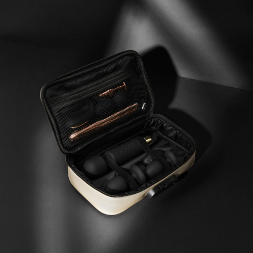 Кейс для игрушек золотистого цвета Dorcel Discreet box - 12