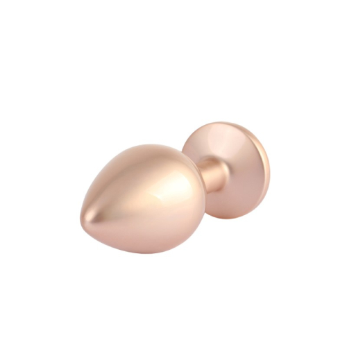 Анальна пробка із кристалом кольору рожевого золота Chisa Candy Gem Butt Plug розмір Medium - 3