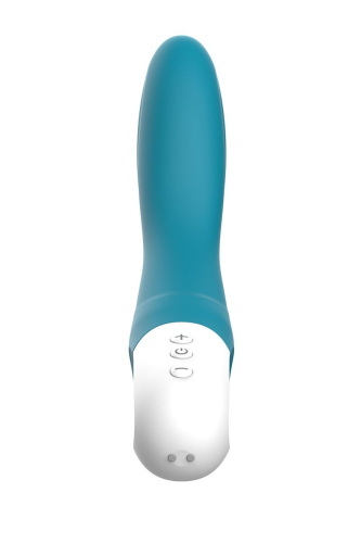 Вібратор вагінальний та для точки G бірюзового кольору Liebe Bend It Rechargeable - 5